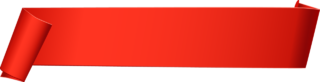 矢量红色卷边折纸标题栏标题框素材